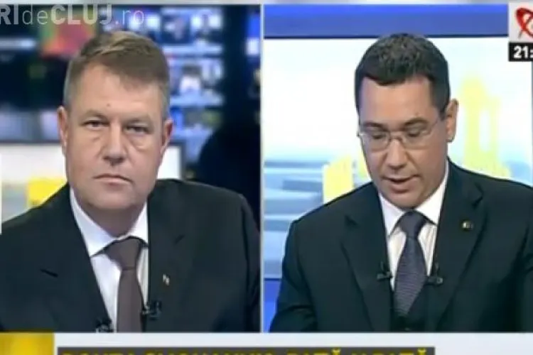 Klaus Iohannis nu știe câți pensionari sunt în România. Ponta l-a pus în dificultate cu cifrele