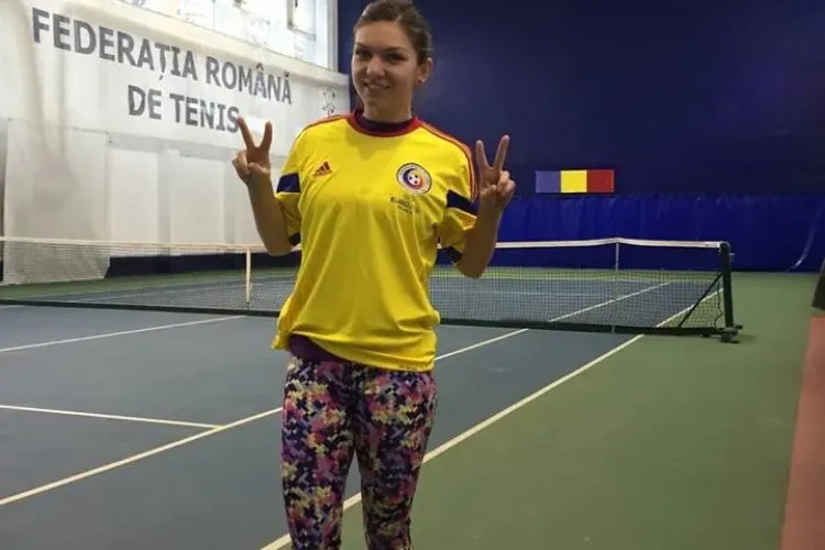 Simona Halep a primit un tricou al naționalei de la Ciprian Marica. Cum i-a mulțumit sportiva