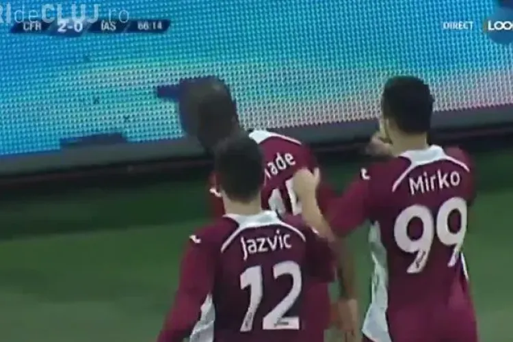 CFR Cluj - CSMS Iași 4-0 REZUMAT VIDEO