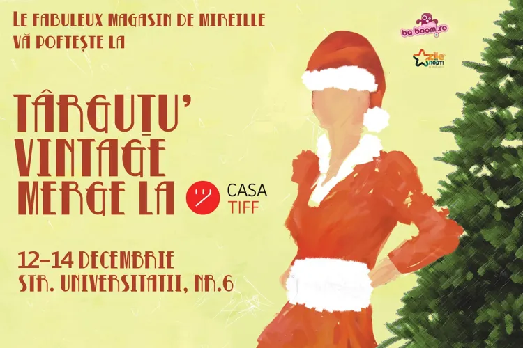 Târguțu Vintage are loc la Casa TIFF, în decembrie