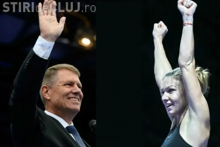 Meci de tenis Klaus Iohannis - Simona Halep, în Sala Polivalentă Cluj! Cine lansează invitația?