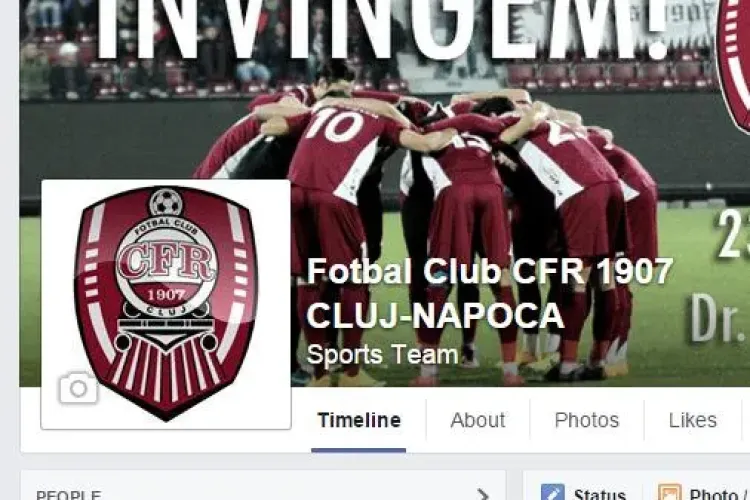 CFR Cluj a ajuns la 80.000 de fani pe Facebook