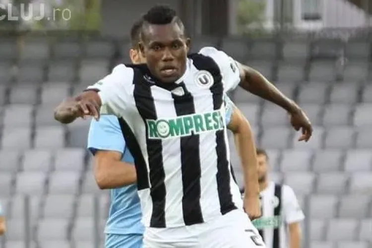 U Cluj are oferte din Rusia pentru Justin Mengolo