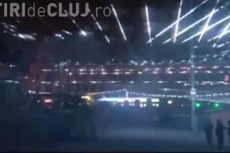 Joc SPECTACULOS de lumini de Revelion în Piața Unirii. Vezi cum va arăta VIDEO