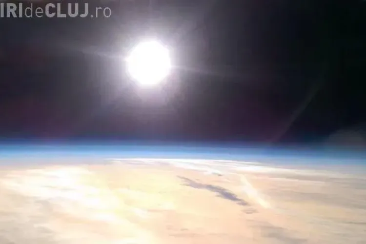 Primele imagini din stratosferă înregistrate cu telefonul mobil. Vezi cum arată VIDEO