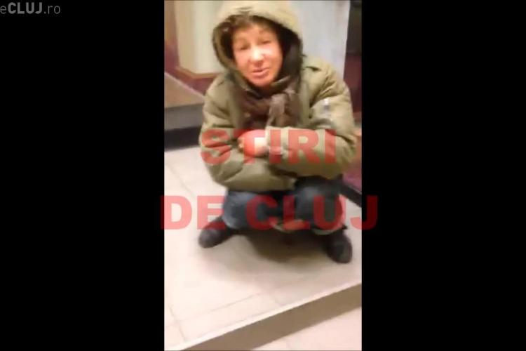 O clujeancă a fost filmată când își făcea nevoile într-o bancă din centrul Clujului - VIDEO