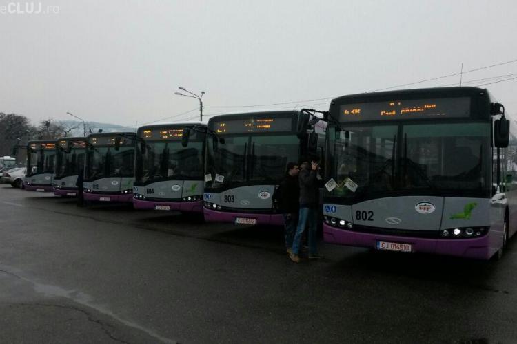 Primele autobuze mov intră în funcțiune la Cluj. Vezi cum arată și pe ce linii vor fi introduse FOTO VIDEO