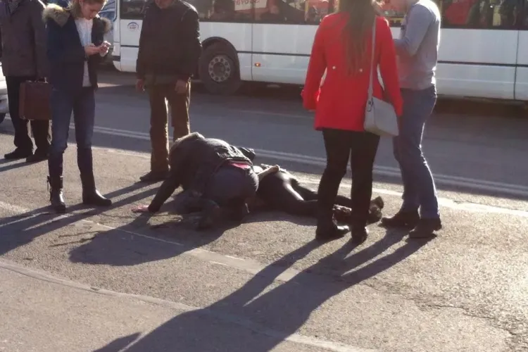 Elevă accidentată pe strada Observatorului! Se mai impune o trecere de pietoni - VIDEO