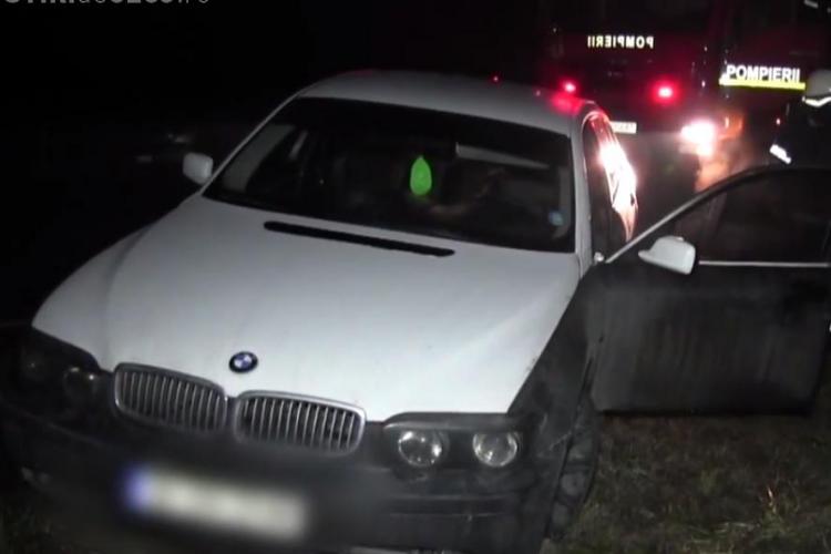 Un tânăr  a făcut accident cu BMW-ul la Cluj. E suspectat că ar fi prizat droguri. DIALOG HALUCINANT - VIDEO