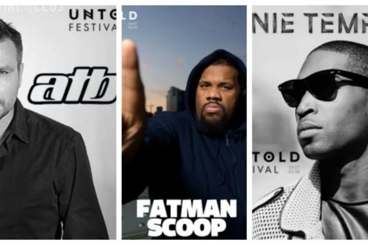 UNTOLD FESTIVAL: Vin la Cluj și ATB, Fatman Scoop și Tinnie Tempah 