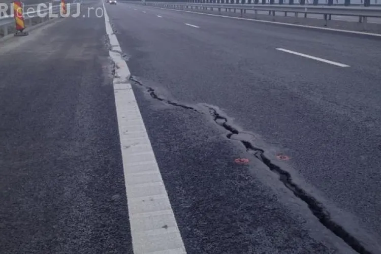 S-a rupt ultima autostradă inaugurată în România