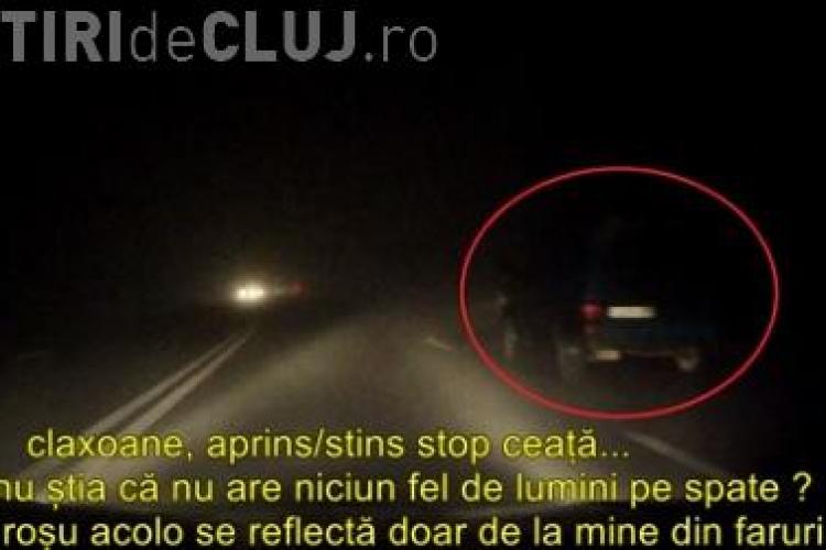 La Cluj e ceată pe drum, iar șoferii au ”ceață pe creier” - VIDEO