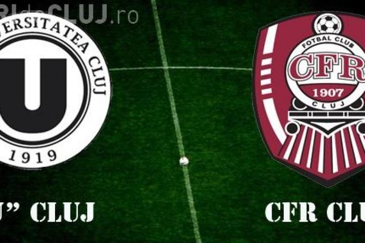 CFR și ”U” Cluj se înfruntă în semifinalele Cupei României