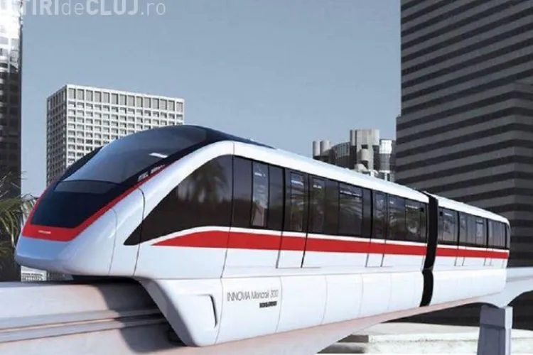 Clujul alocă un milion de lei pentru un tren suspendat de mare viteză