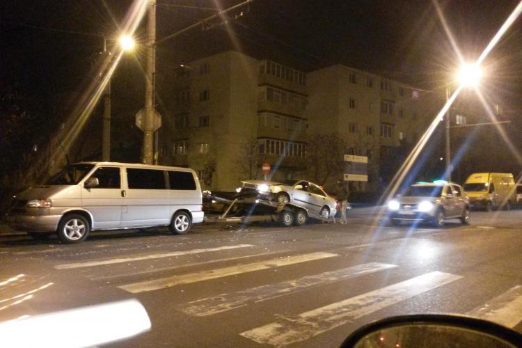 Accident în Gheorgheni pe Bulevardul Nicolae Titulescu - FOTO