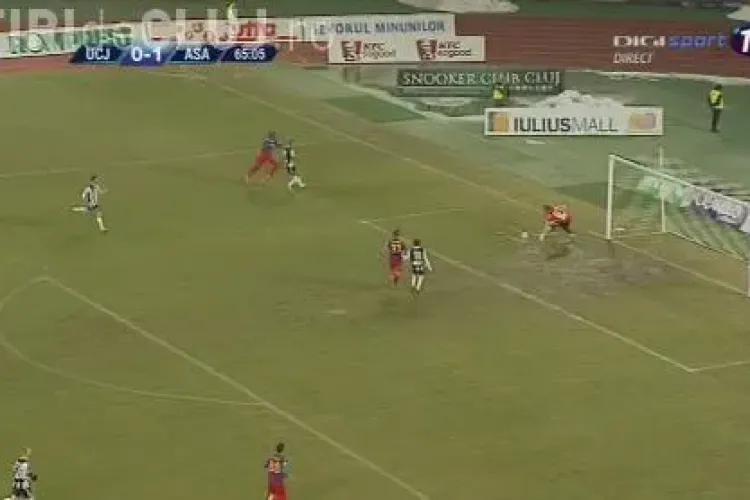 U Cluj - Târgu Mureş 0-3. Eșec usturător 