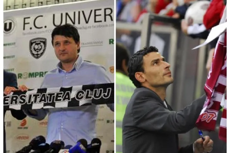 ”U” Cluj-CFR: Ce spun cei doi antrenori înaintea duelului Clujului