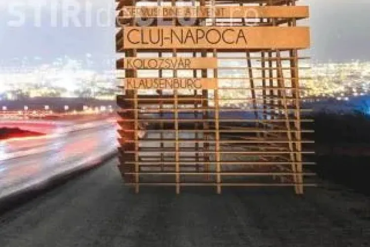 Se șterge ”Kolozsvar” și ”Klausenburg” de pe turnurile ce vor fi amplasate la intrare în oraș. Lucrurile sunt mai neclare acum