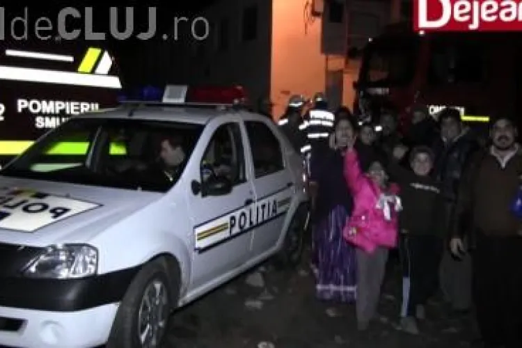 Un rom a pus pe jar echipajele de intervenție de la Dej. A mințit că s-a prăbușit o clădire peste două persoane VIDEO