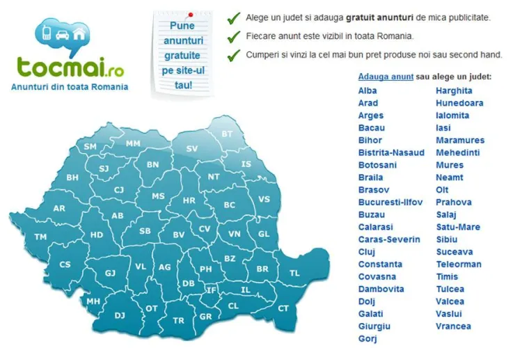 Site-ul de anunțuri Tocmai.ro se închide. Ce se întâmplă cu anunțurile
