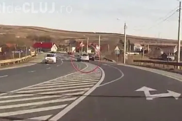 Șoferul din Cluj care se crede Schumacher. A scăpat de amendă cu ajutorul celor care fac cu farurile - VIDEO