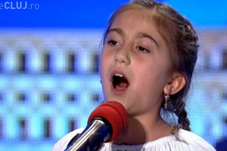 ROMÂNII AU TALENT. VIDEO cu Bianca Pană, fetița de 9 ani cu voce de aur 