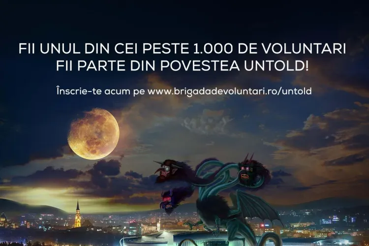 UNTOLD Festival caută volutari. Echipa va avea 1.000 de membri