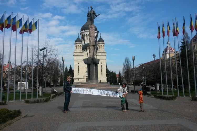 Flash-mob de susținere a proiectului ”Avram Iancu - Erou național” - FOTO
