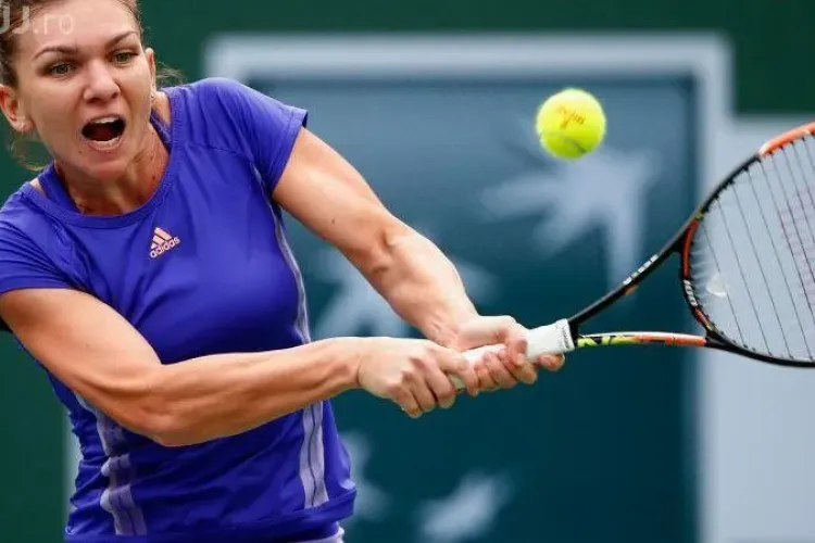 Dialog senzațional cu Simona Halep, în timpul finalei de la Indian Wells: Asta vrei tu sa fac? Misto!