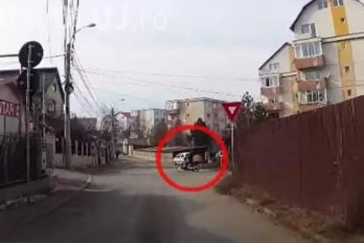 Cum se circulă invers în sensul giratoriu la Cluj VIDEO