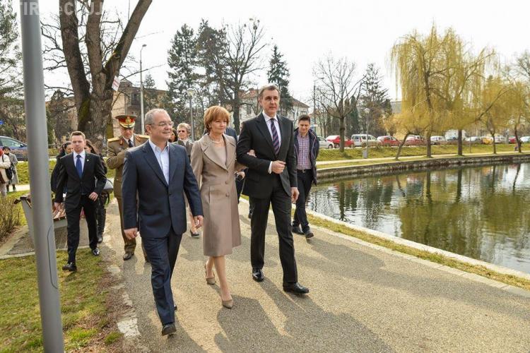 Familia Regală, în vizită la Cluj. Au plantat doi copaci în Parcul Central FOTO