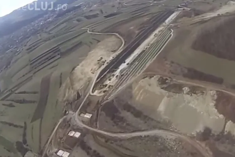 Imagini din avion cu Autostrada Transilvania. Care este stadiul lucrărilor - VIDEO