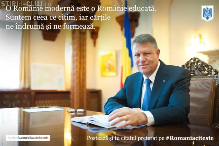 Klaus Iohannis a scris pe Facebook care este citatul său preferat