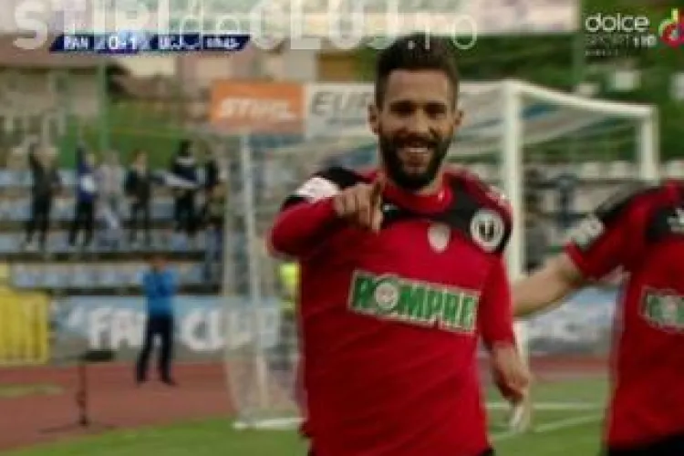 Suspiciuni de blat la meciul Pandurii - U Cluj 0-1. Ce s-a întâmplat