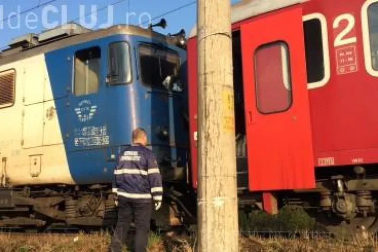 Accident mortal la Dej. Un bărbat a fost SPULBERAT de tren FOTO
