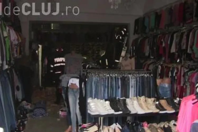 Explozie la un magazin din centrul Dejului! Angajatele au ajuns la spital VIDEO