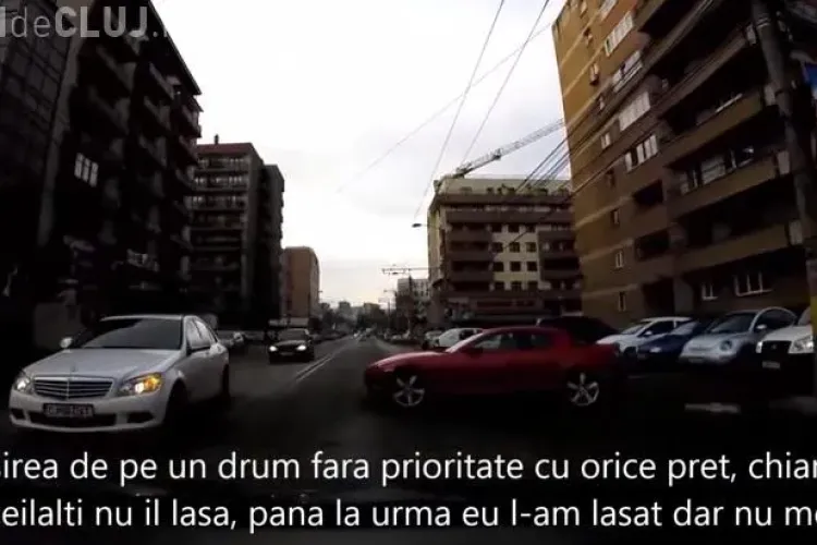 Clujeni cu mașini ”tari” forțează intersecțiile cu tupeu - VIDEO