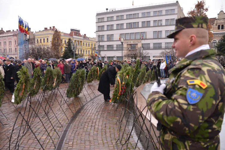 Depuneri de coroane de flori la Cluj-Napoca de ”Ziua Veteranilor de Război”