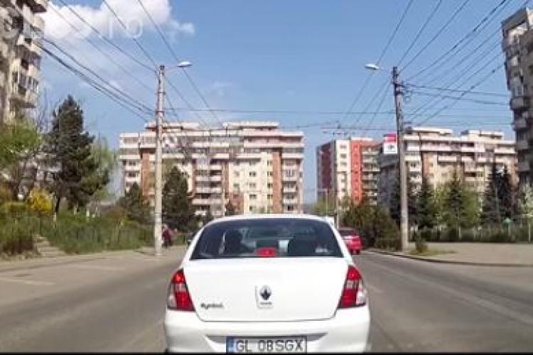 Cum se blochează o intersecție la Cluj VIDEO