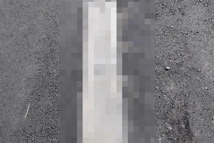 Bordurile montate în Cluj-Napoca sunt de slabă calitate. Parcă sunt din polistiren - FOTO