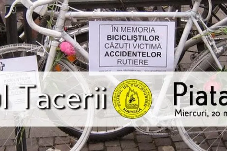 Bicicliștii clujeni organizează un marș al tăcerii