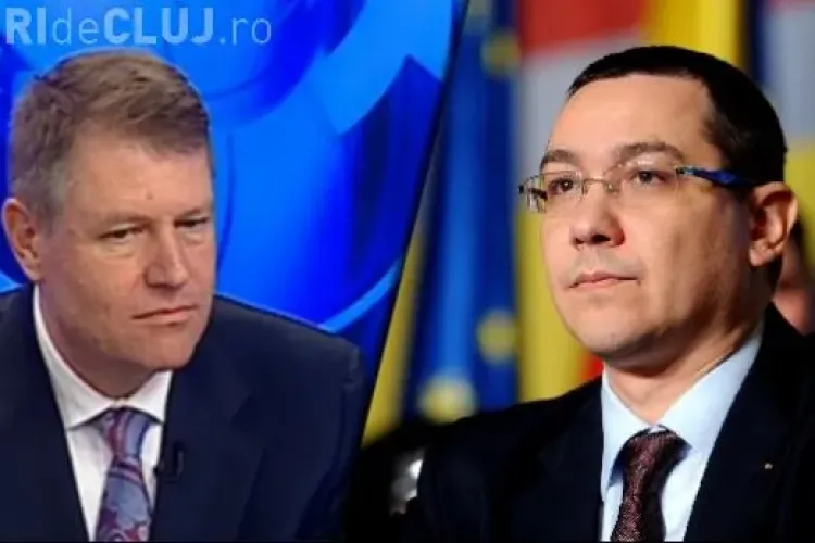 Klaus Iohannis îi cere iarăși demisia lui Victor Ponta: Parlamentul s-a transformat în scut de protecţie