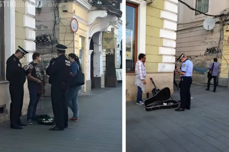 Chitaristul legitimat de Poliție pe Eroilor a POVESTIT ce s-a întâmplat. Credeți că e un ABUZ? - VIDEO