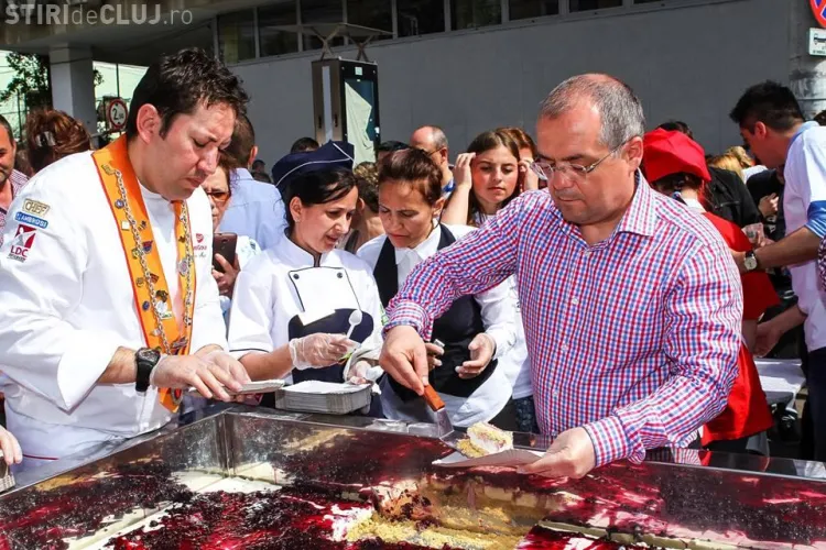 Cel mai mare ”cheesecake” din România făcut la Cluj - FOTO