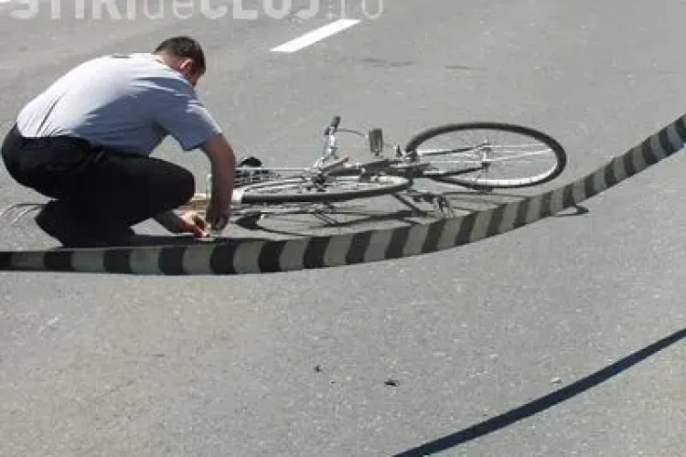 Accident mortal la ieșire din Cluj-Napoca! Un biciclist a fost spulberat. Accidentul are multe semne de întrebare 