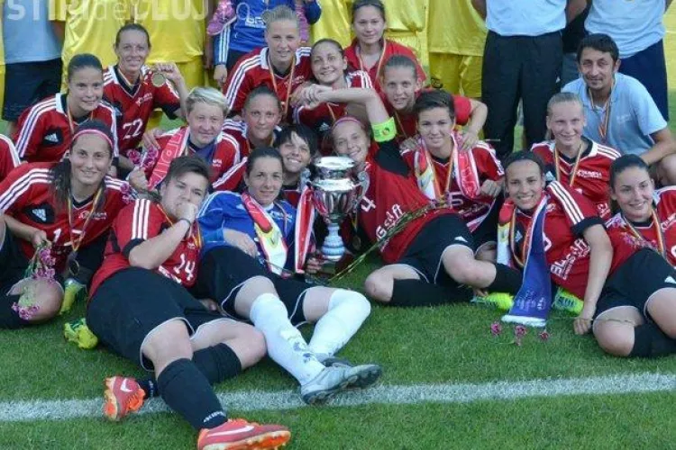 Fetele de la Olimpia Cluj au câștigat Cupa României. E a cincilea trofeu CONSECUTIV FOTO