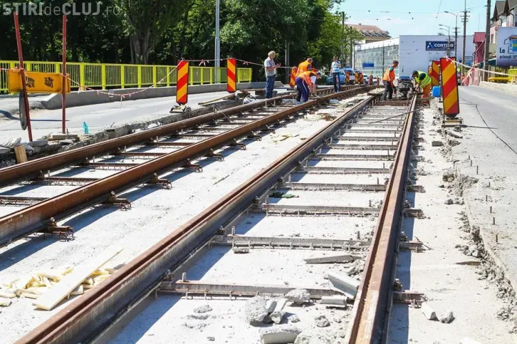 Se reia circulația tramvaielor pe podul Nădaș. Vezi de cand