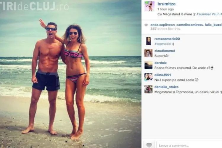 Mircea Badea si Carmen Bruma, fotografie pe plajă. Imaginea e VIRAL - FOTO    