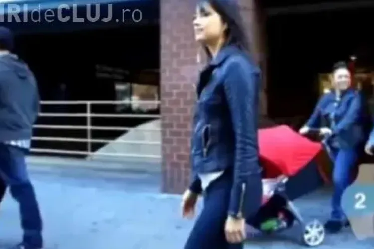 O tânără SEXY și-a pus o CAMERA pe pantalonii mulati pe fund. IMAGINI amuzante - VIDEO